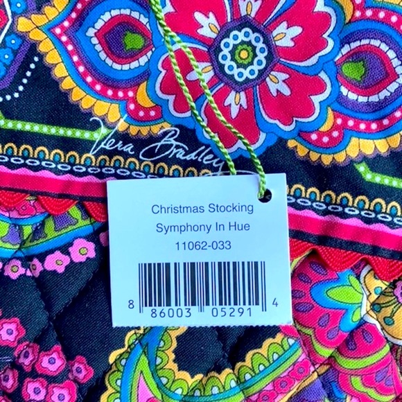 Vera Bradley Stocking “Symphony in Hue” - NWT - Picture 4 of 5